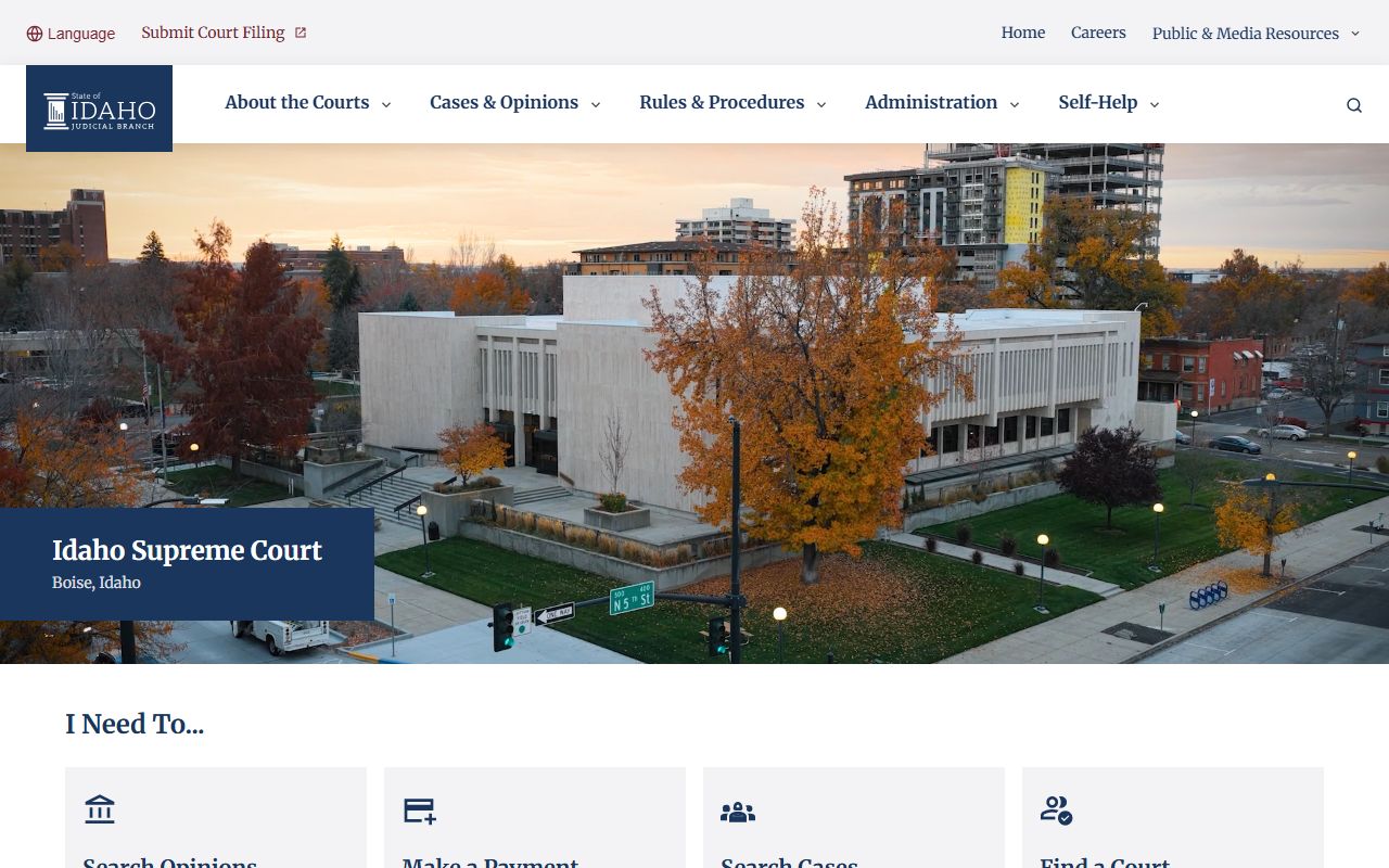 Bear Lake County Court records Idaho Judicial Branch source