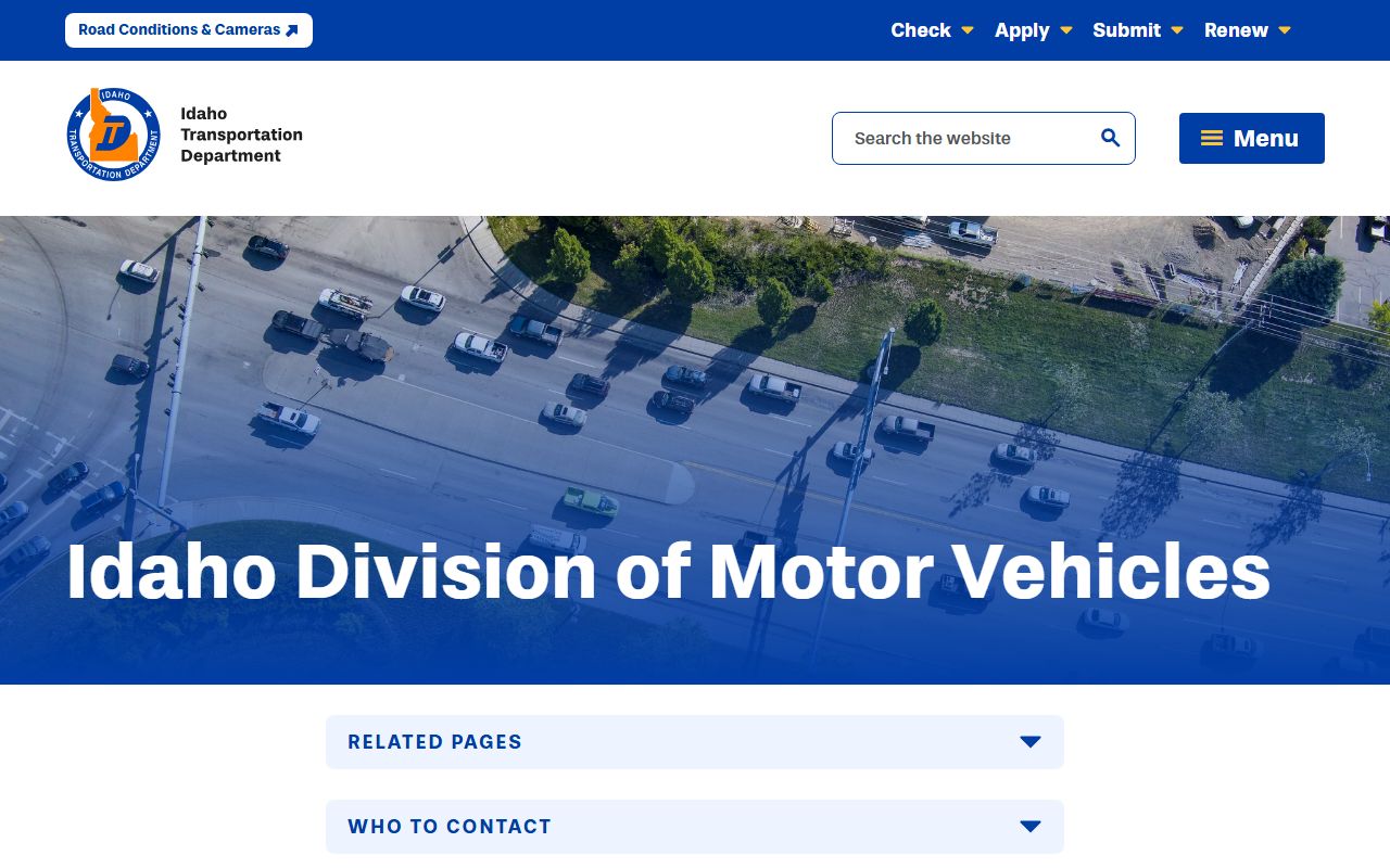 Bear Lake County traffic court records Idaho DMV driver record page